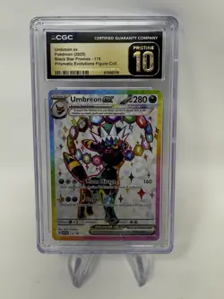 Pokemon UMBREON ex Prismatic Evolutions PROMO SVP 176 CGC 10 ✨PRISTINE✨ - Image 1
