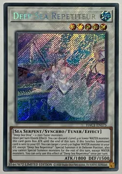 Deep Sea Repetiteur HAC1-EN175 (NM) Promo Secret Rare Hidden Arsenal YuGiOh - Image 1