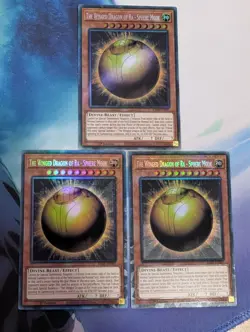 YuGiOh! The Winged Dragon of Ra - Sphere Mode RA01-EN007 Collector's x3 PLAYSET - Image 1
