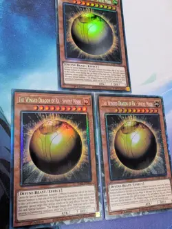YuGiOh! The Winged Dragon of Ra - Sphere Mode RA01-EN007 Collector's x3 PLAYSET - Image 2