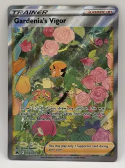 Gardenia's Vigor GG61/GG70 Crown Zenith: Galarian Gallery Holo Pokemon Card - Image 1