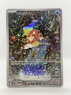 Pokemon Card Indonesia Magikarp - 080/073 - Full Art Rare AR Triple Beat NM - Image 1