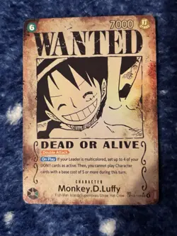 Monkey.D.Luffy (118) (Wanted Poster) OP13-118 Carrying On His Will Foil Card - Image 1