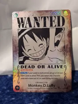Monkey.D.Luffy (118) (Wanted Poster) OP13-118 Carrying On His Will Foil Card - Image 3