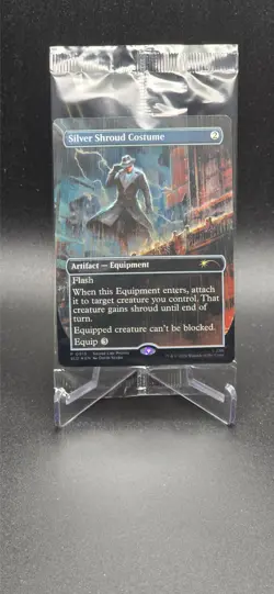 1x Silver Shroud Costume, Foil - Fallout Secret Lair 0915, Magic MTG NM - Image 1