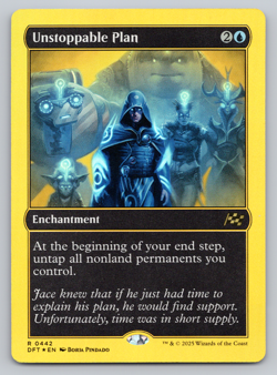 Unstoppable Plan First Place Finish FOIL- Aetherdrift MTG - Image 1