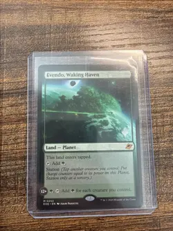 Evendo, Waking Haven WPN Promo Magic the Gathering EOE, Mythic NM Condition - Image 1