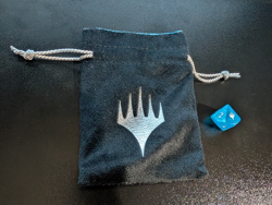 Final Fantasy Pre release Felt Dice Bag And 10 Sided Die - Image 2