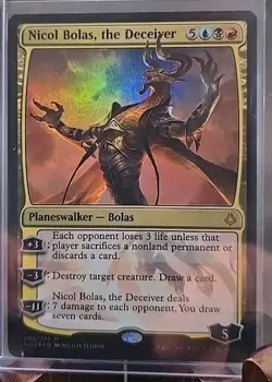 Nicol Bolas, the Deceiver Hour of Devastation MTG Foil Lightly Played - Image 3