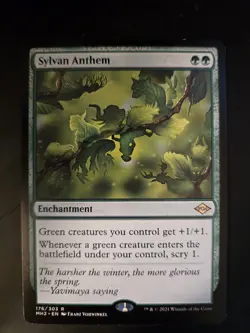 Sylvan Anthem LP Modern Horizons 2 MTG FREE SHIPPING - Image 1