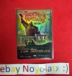 1x FOIL NM MTG The Meathook Massacre (Showcase) - INR - Image 1