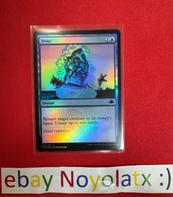 1x FOIL NM MTG Snap - Dominaria Remastered - Image 1