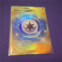 Pokemon Weakness Guard Energy 258/236 Sm-Unified Minds Secret Rare Full Art Holo - Image 1