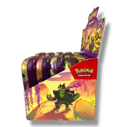 Pokemon Shrouded Fable EMPTY Mini Tins w/Display Box Lot of 10 FULL SET - Image 5