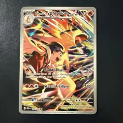 Ethan's Typhlosion 190/182 - Pokemon Destined Rivals - Illustration Rare - NM #2 - Image 1
