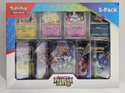 Pokemon Scarlet & Violet Paldean Fates 5 Mini Tins Factory Sealed HOT 🔥🔥🔥 - Image 1