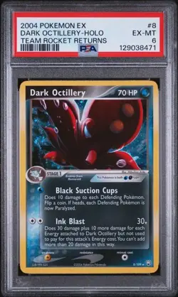 2004 POKEMON EX TEAM ROCKET RETURNS #101 ROCKET'S SCIZOR EX-HOLO PSA 6 + BONUS - Image 3