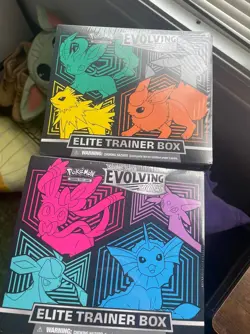 Pokemon Evolving Skies Sword Shield Elite Trainer Box ETB Set of 2, Sealed - Image 1