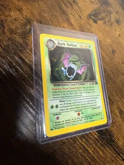 Dark Golbat *rare SWIRL* Holo 7/82 Team Rocket NM Pokemon TCG 1999 - Image 3