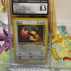 Eevee Pokemon (2000) Black Star Promo- 11 Holo Pokemon league CGC NM/Mint 8.5 - Image 1