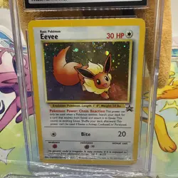 Eevee Pokemon (2000) Black Star Promo- 11 Holo Pokemon league CGC NM/Mint 8.5 - Image 3
