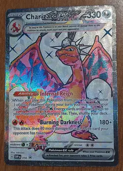 Charizard ex 2023 Pokemon Charizard ex Prem. Coll. #56 - Full Art / Foil - Image 3