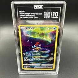 Pokemon TCG TAG 10 Keldeo GG07/GG70 Crown Zenith: Galarian Gallery Holo - Image 1
