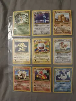 Vintage Pokemon 1999 English Base Set Lot of 84 NM to Mint - Image 1