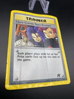 Pokemon TCG Here Comes Team Rocket! Damaged Trainer 15/82 Rare HP/DMG - Image 2