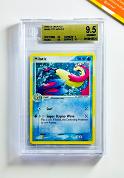Pokemon BGS 9.5 Milotic #8 Holo Ex Emerald 2005 English - Image 1