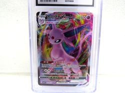 Espeon VMAX Pokemon 2025 S. Chinese Gem Pack Vol. 2 0514/14 Holo Graded CGC 9 - Image 3