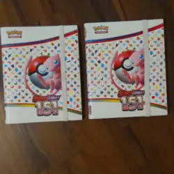Pokemon Scarlet & Violet 151 Album Binder With Elastic Strap Featuring Mew - Image 1