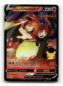 Lance's Charizard V Promo - SWSH Black Star SWSH133 - NM - Image 1