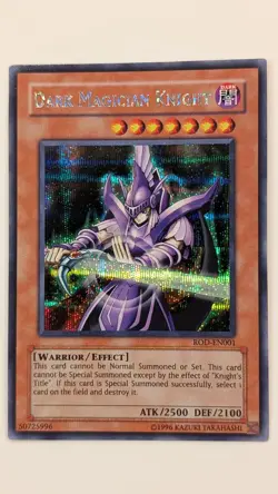 Yugioh Dark Magician Knight ROD-EN001 Secret Rare – LP - Image 1
