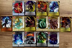 Lot of 10 Bakugan Gate Magnetic metal card IN EXCELLENT CONDITION 2008 2009 2010 - Image 3