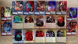 Lot of 10 Bakugan Gate Magnetic metal card IN EXCELLENT CONDITION 2008 2009 2010 - Image 4
