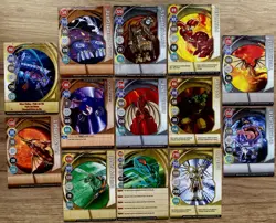 Lot of 10 Bakugan Gate Magnetic metal card IN EXCELLENT CONDITION 2008 2009 2010 - Image 5