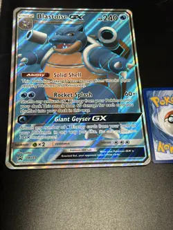JUMBO Pokemon TCG Blastoise GX SM189 Cards Promo Oversized Holo Rare - Image 1