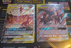 Tag Team Umbreon Darkrai and Espeon Deoxys Jumbo Pokemon Cards - Image 1