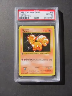 pokemon cards 1st edition vulpix - Image 1