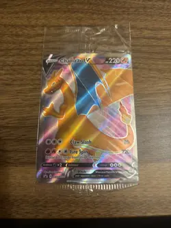 Pokemon Champions Path Charizard V Promo Full Art Card SWSH050 Sealed - Image 3