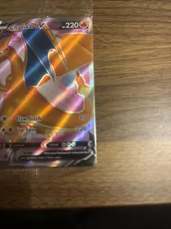 Pokemon Champions Path Charizard V Promo Full Art Card SWSH050 Sealed - Image 4