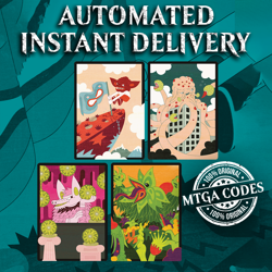 MTGA MTG Arena Code Card Just Some Totally Normal Guys Secret Lair Sleeves - Image 1