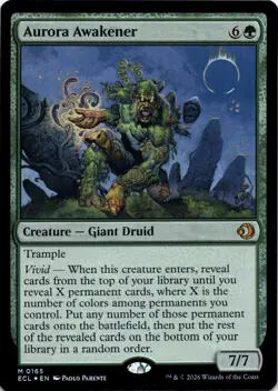 Aurora Awakener FOIL Lorwyn Eclipsed Magic MTG NM - Image 1