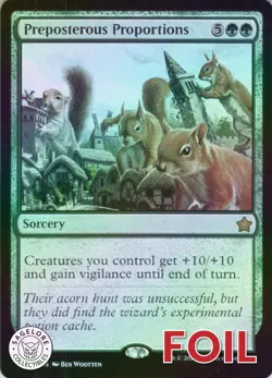 Preposterous Proportions Foil - Foundations - 109 NM - Image 1