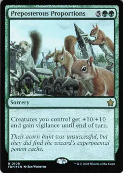 Preposterous Proportions Foil - Foundations - 109 NM - Image 2