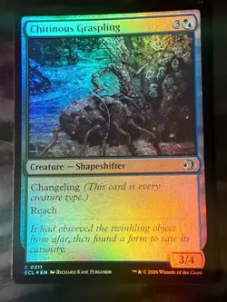 Chitinous Graspling FOIL , Lorwyn Eclipsed , Near M ,MTG , FREE SHIPPING - Image 1