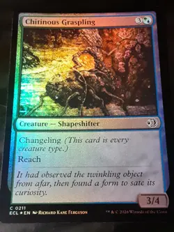 Chitinous Graspling FOIL , Lorwyn Eclipsed , Near M ,MTG , FREE SHIPPING - Image 2