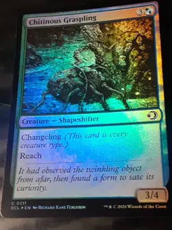 Chitinous Graspling FOIL , Lorwyn Eclipsed , Near M ,MTG , FREE SHIPPING - Image 3