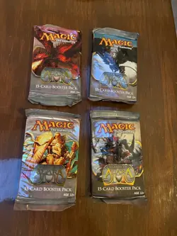 New MTG Magic the Gathering 4 Shards of Alara Packs - Image 1